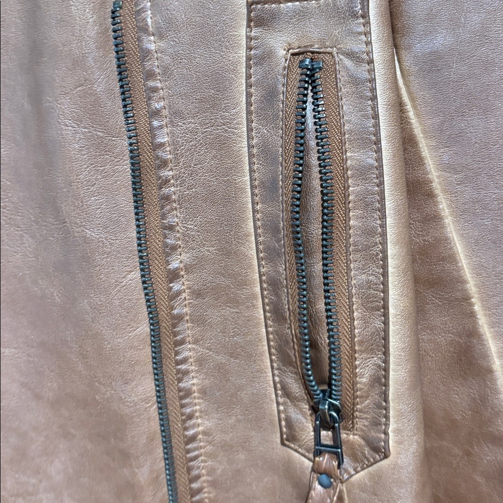 Light Brown Max Studio Jacket Size Small - image 3